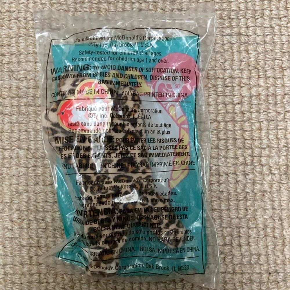 Freckles the Leopard Teenie Beanie Baby